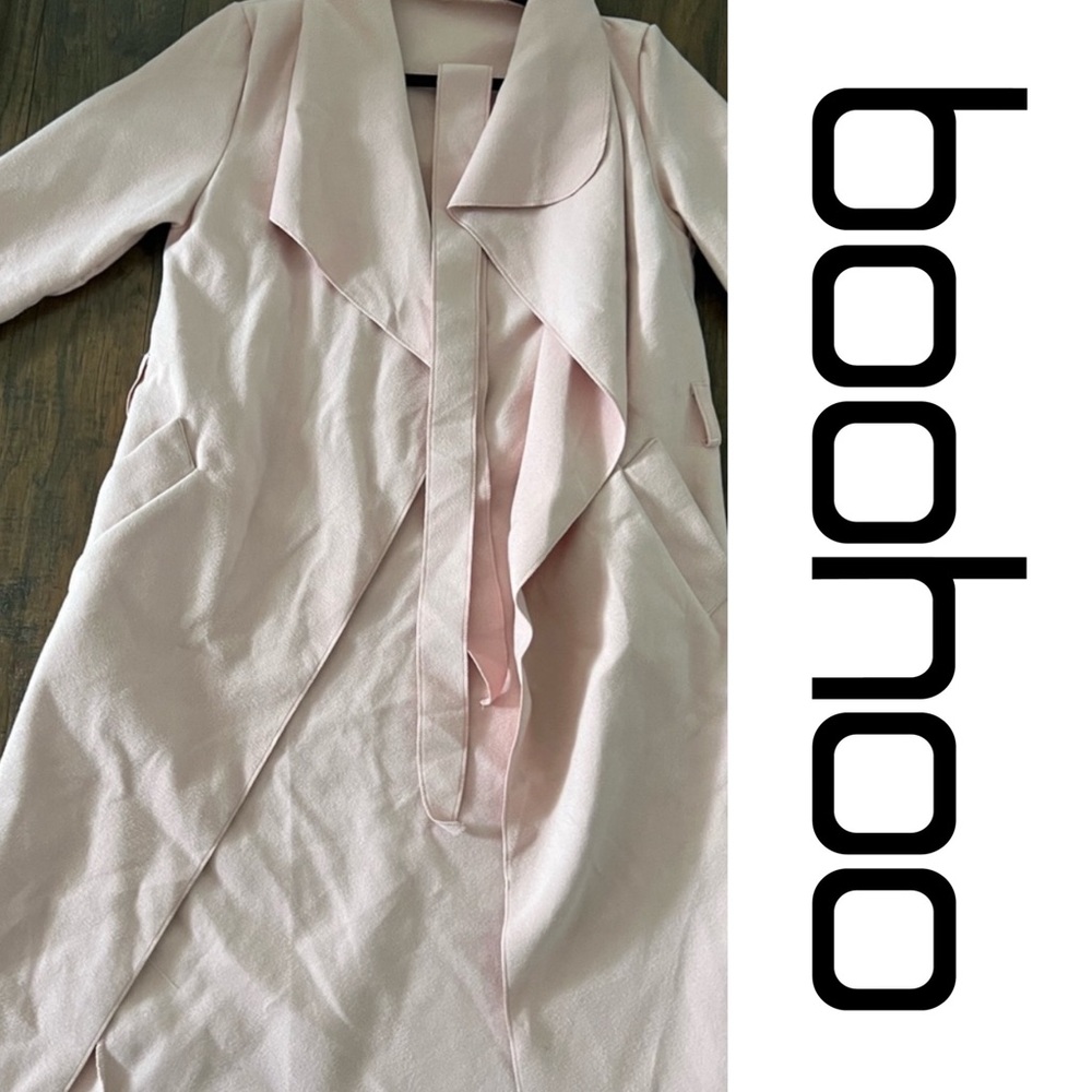 0108| Brand New | BooHoo | Pink Duster Jacket | Size S/M | Sold Out Online🇺🇸